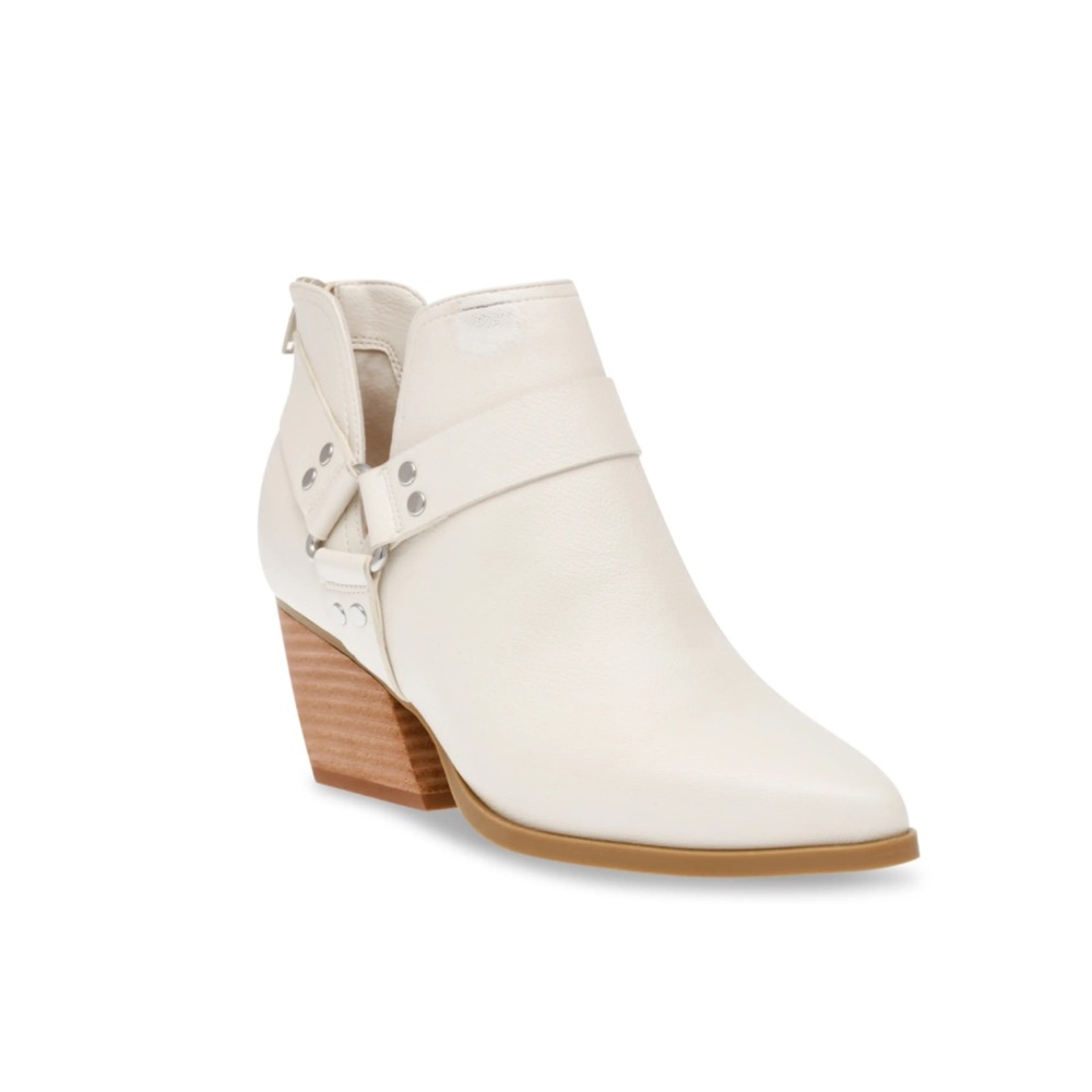 NEW in box Dolce Vita Kramer Boots size 9.5 ivory cream stacked heel booties